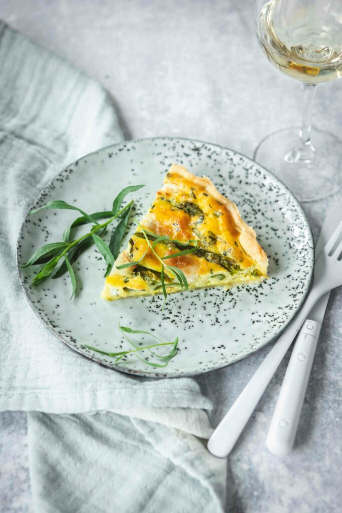 Ziegenkäse Spargel Tarte Lisa Nieschlag, Food Styling, Food Fotografie, Münster, NRW