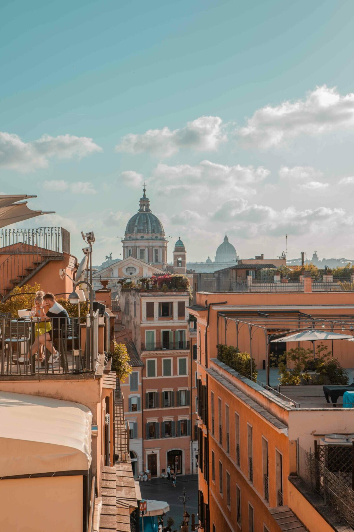 Blick über die Dächer Roms, Lisa Nieschlag, Ti Amok Roma