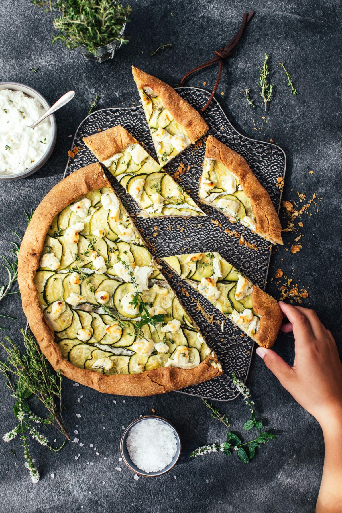 Zucchini Galette, Lisa Nieschlag, Food Fotografie, Münster, NRW