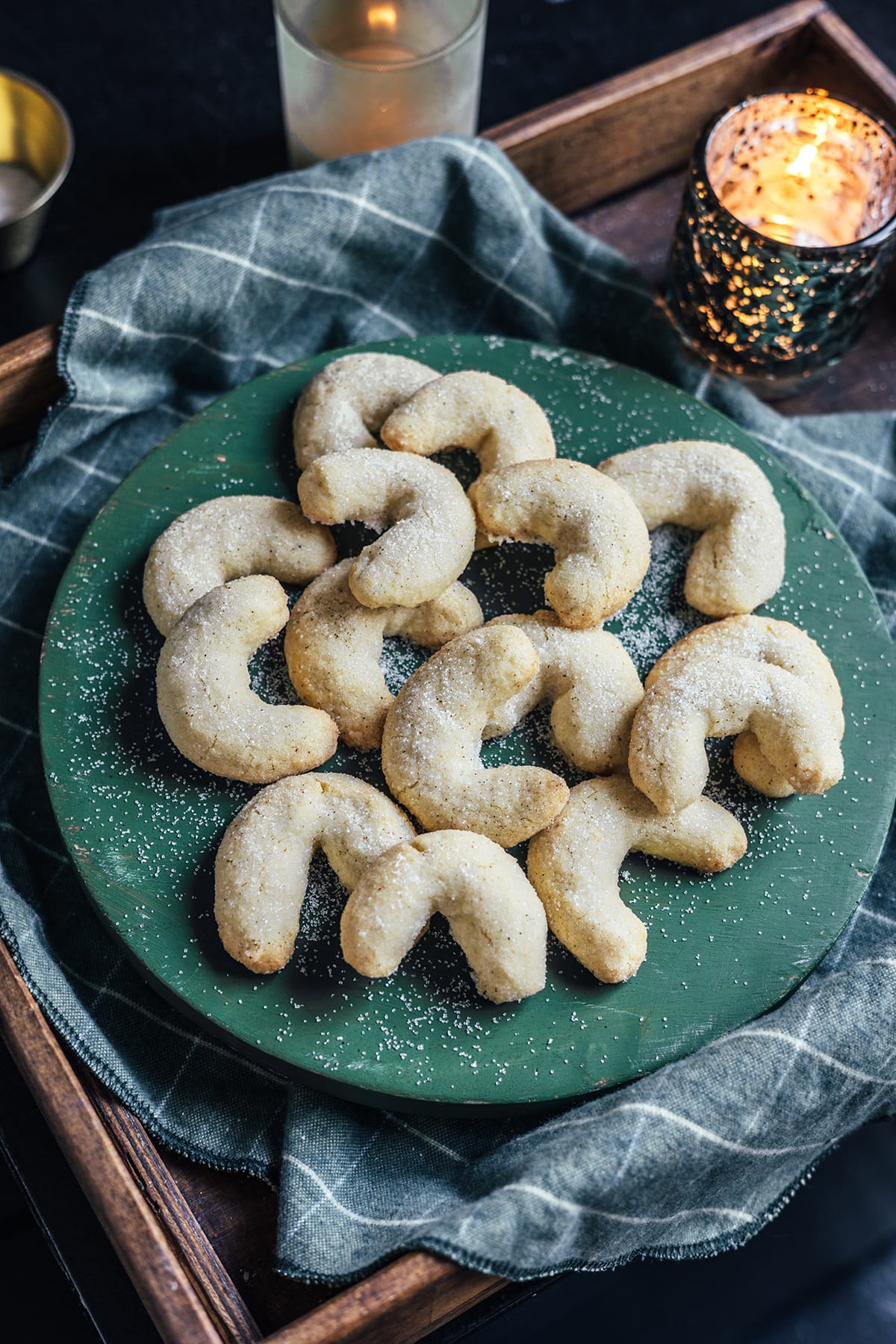 Vanille-Kiperl mit Tonakbohne, Lisa Nieschlag, Weihnachtsbäckerei, Food Fotografie Münster